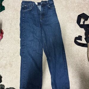 Agolde Dark Blue Denim Jeans